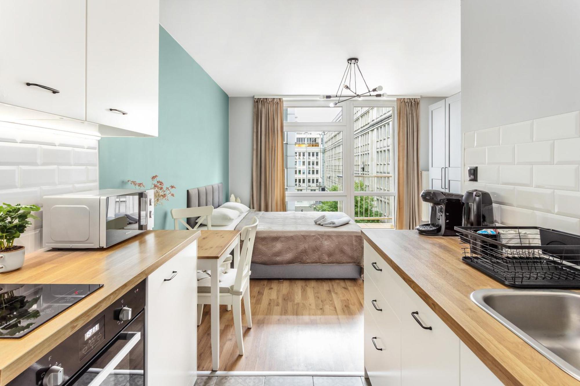 ורשה Charming Apartment In The City Center מראה חיצוני תמונה